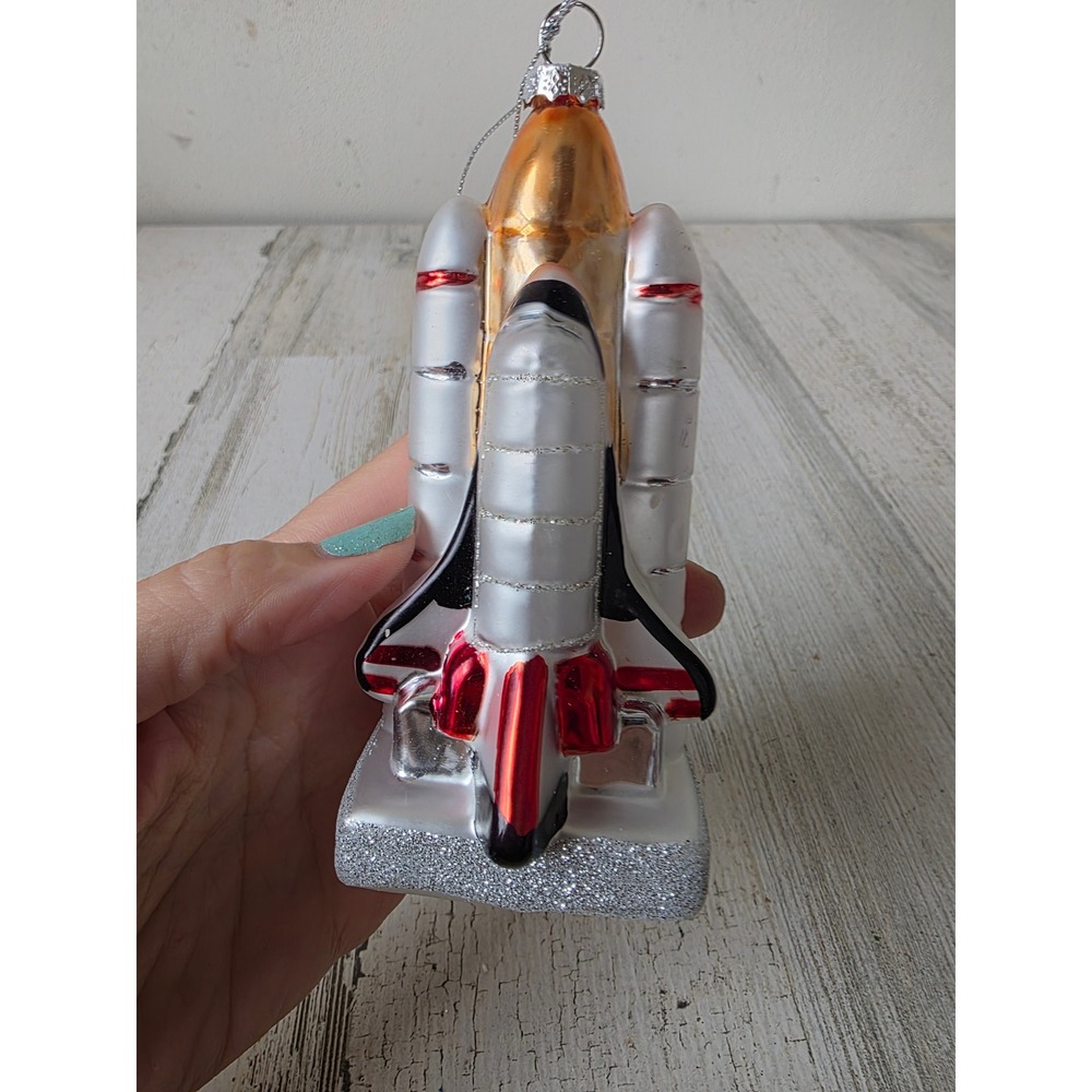 Ashland spaceship astrology class ornament glitter launch Xmas tree